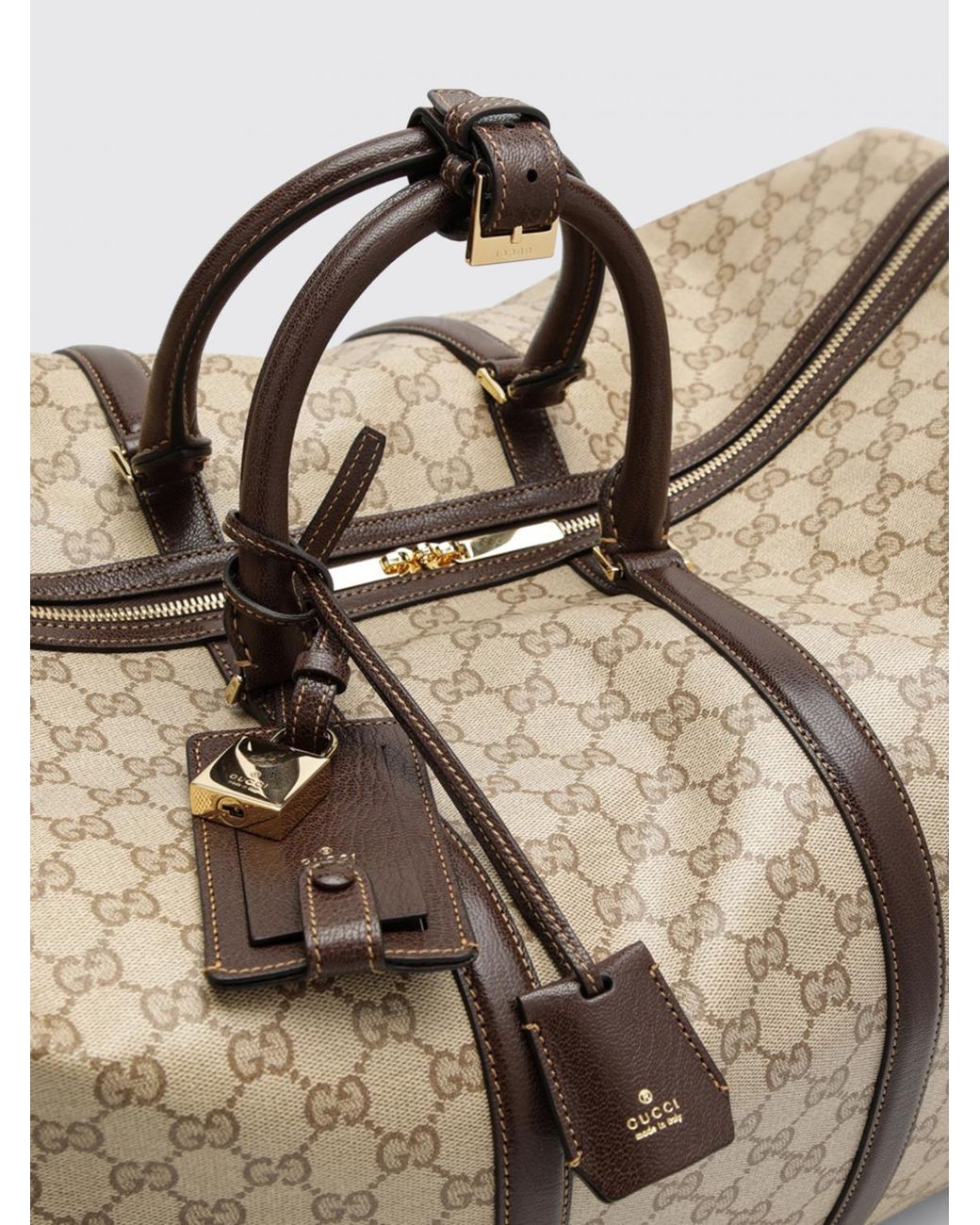 Borsa Da Viaggio di Gucci in Brown da Uomo