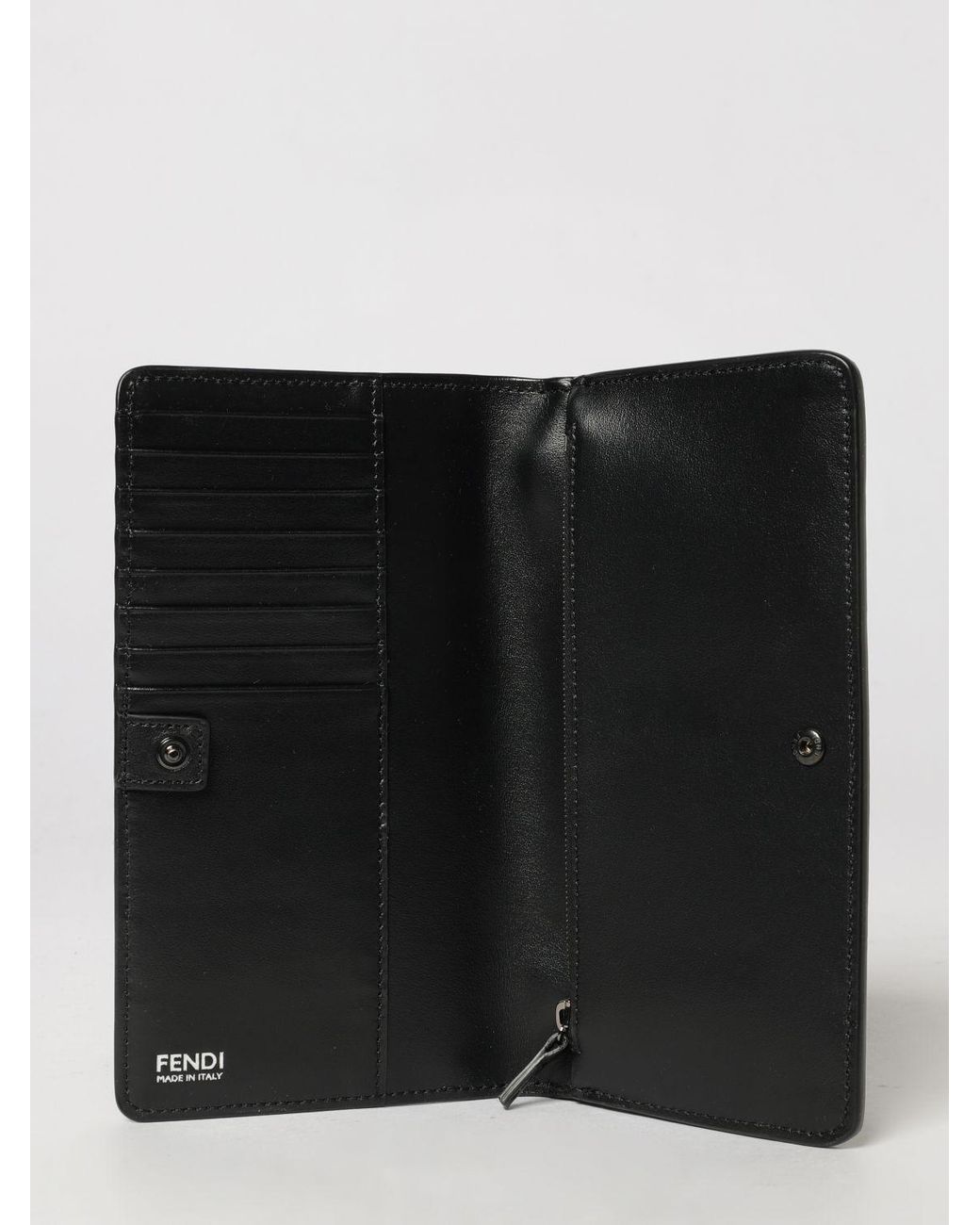 Fendi Black Peekaboo Wallet On Chain