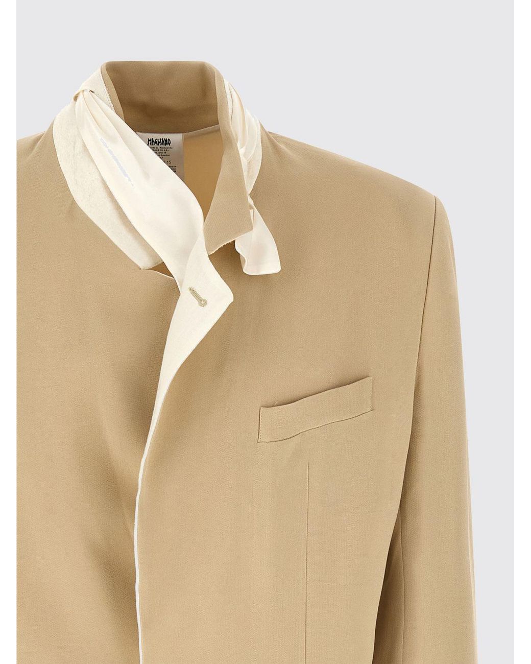 Magliano Natural Single-Breasted Viscose Blazer for men