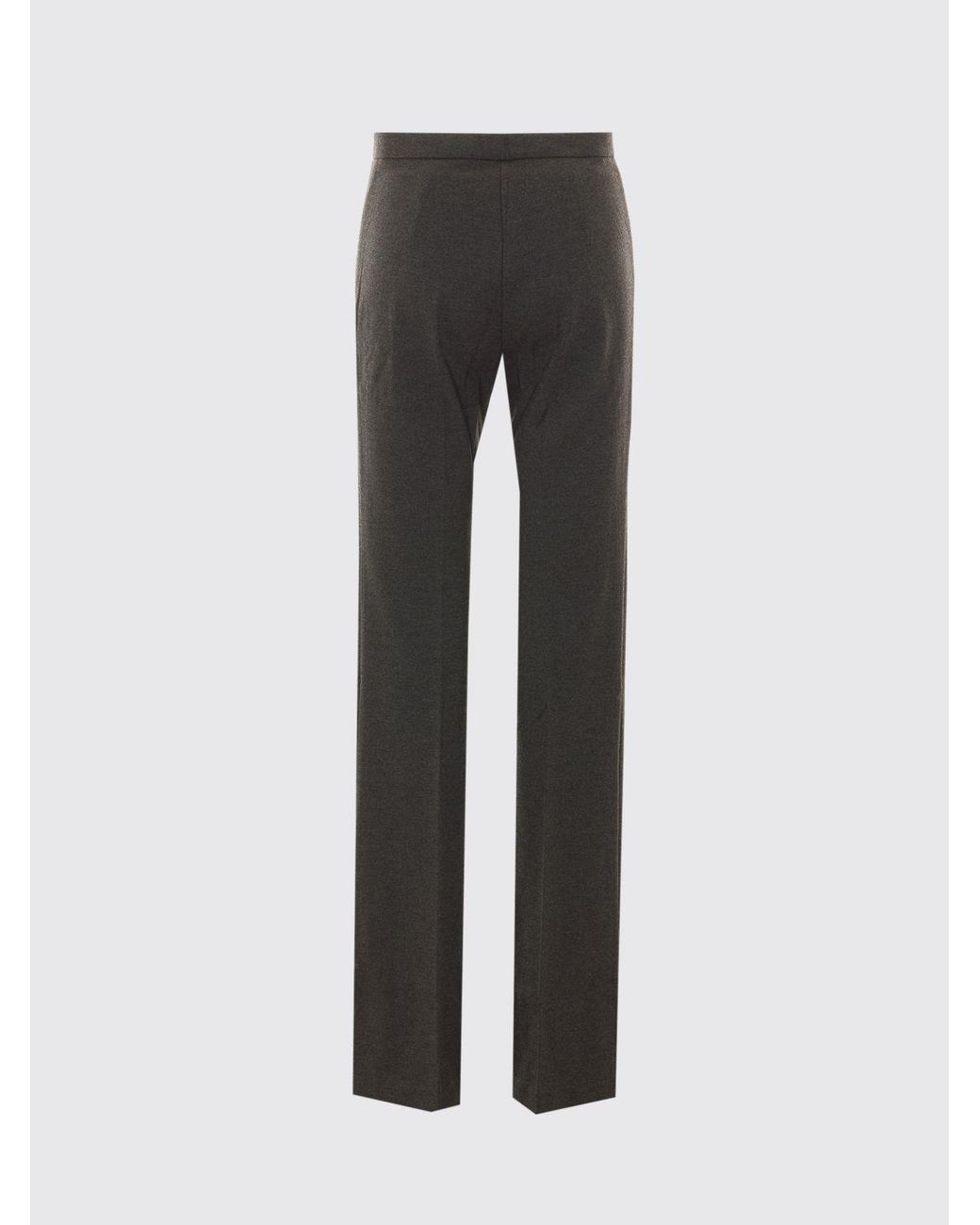 Pinko Black Hulka Flared Crêpe Mid-Rise Trousers