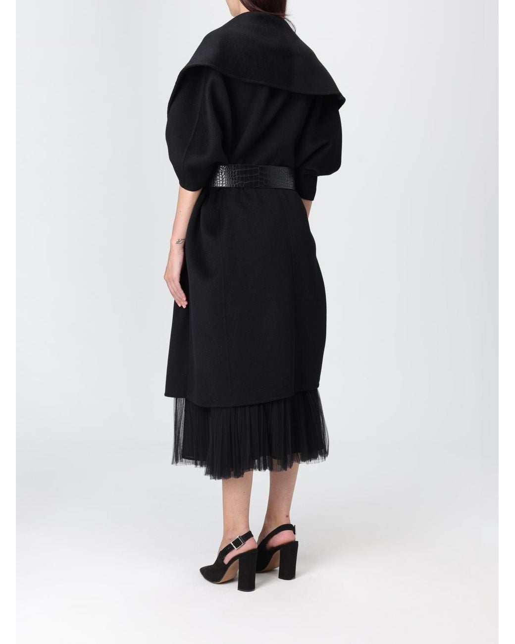 Elisabetta Franchi Black Coat