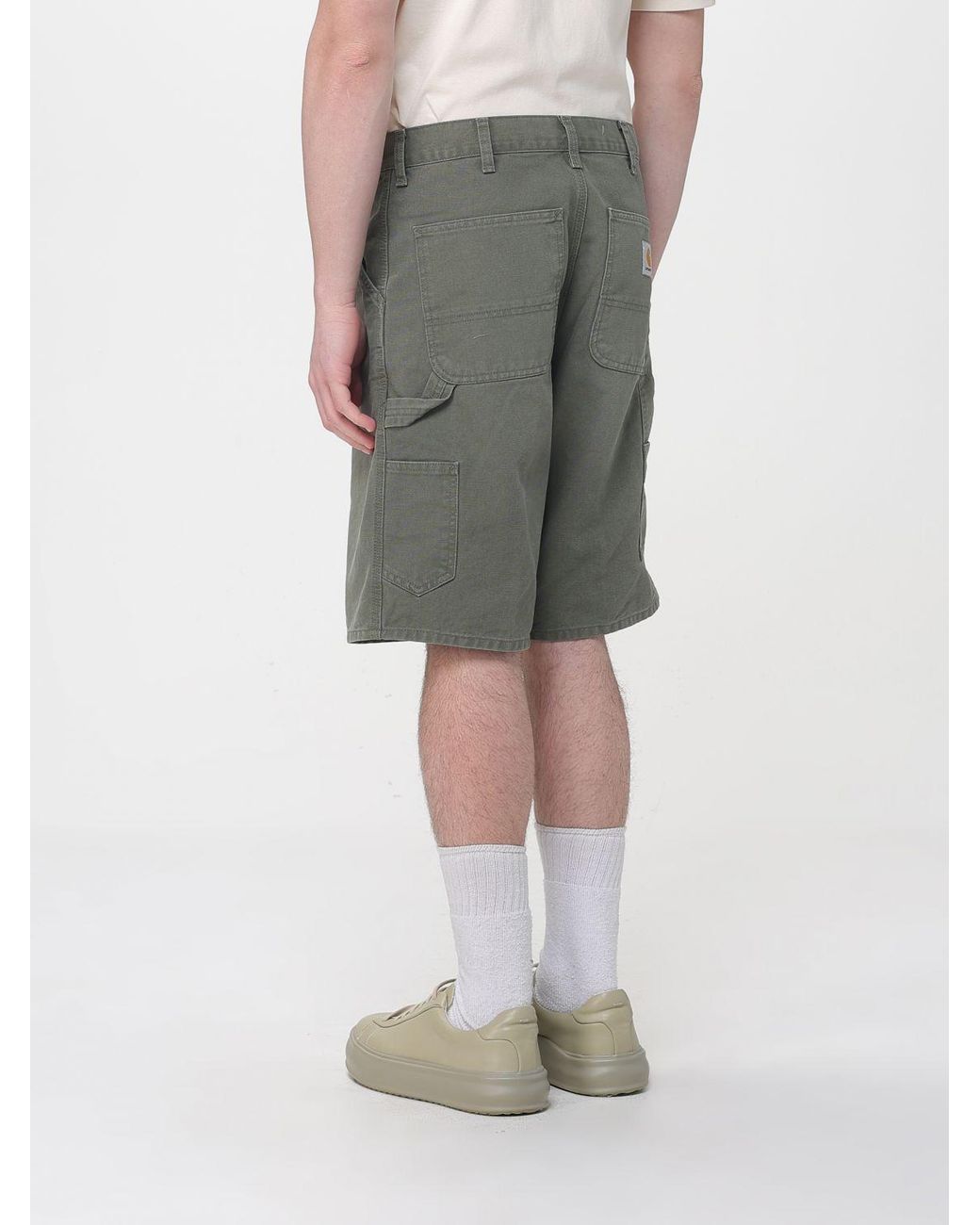 Carhartt Gray Organic Cotton Shorts for men