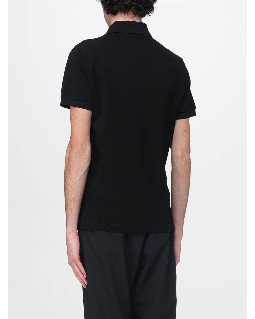 Fendi Black Ff Cotton Polo Shirt By for men