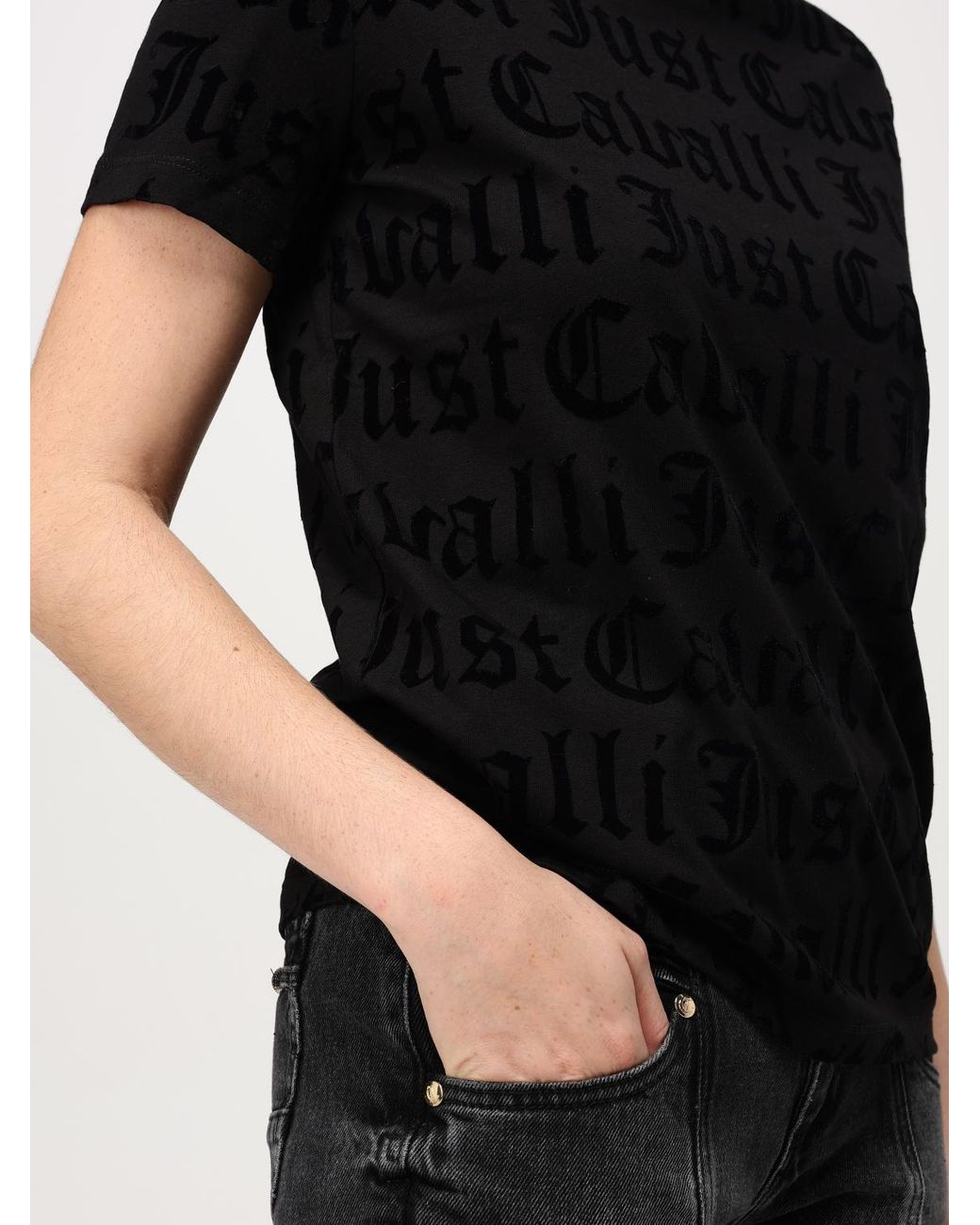 Just Cavalli Black T-Shirt