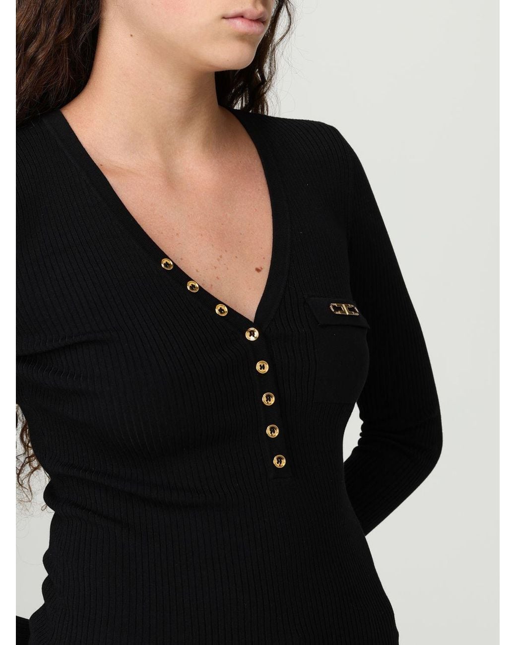 Elisabetta Franchi Black Jumper