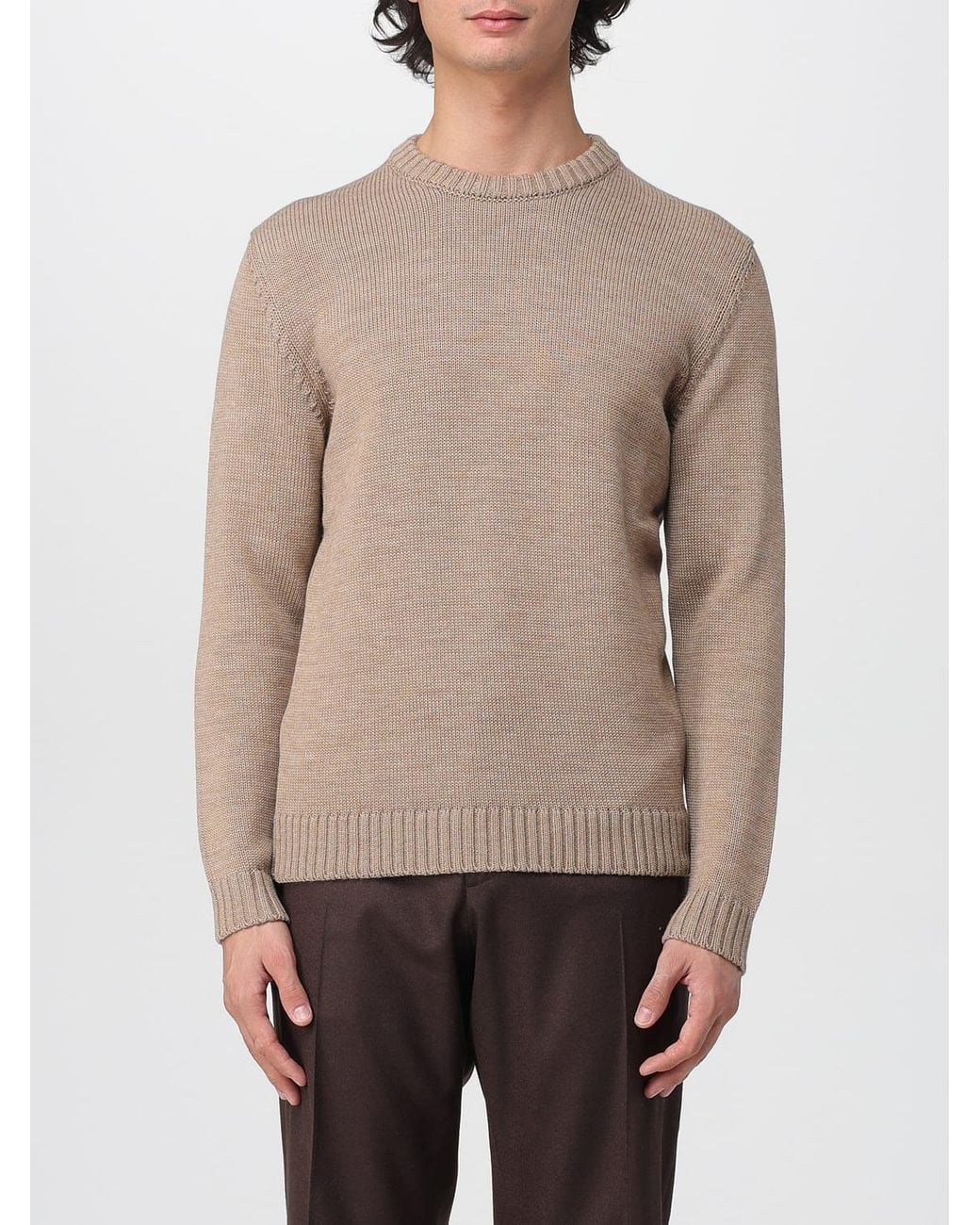 Pullover di Zanone in Natural da Uomo