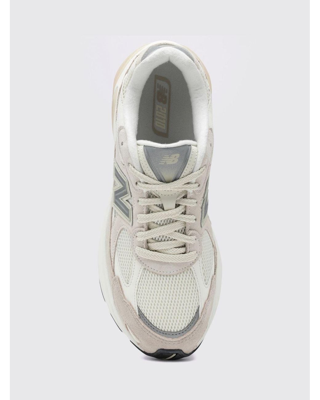 New Balance White Abzorb 2010 Mesh And Suede Sneakers for men
