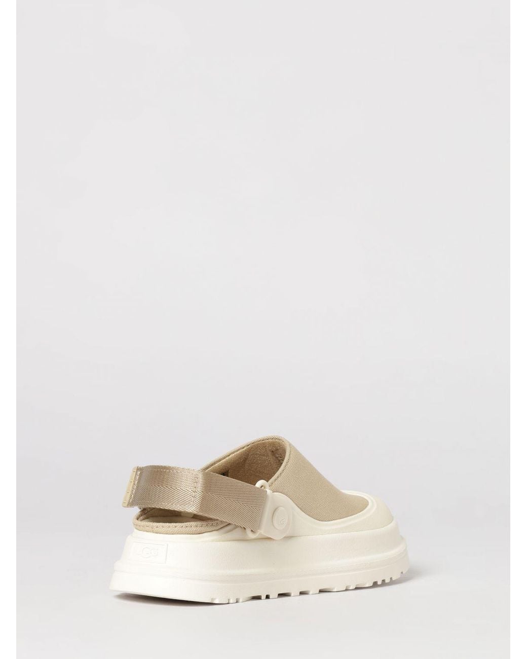 Ugg Natural Goldenglow Canvas Clogs