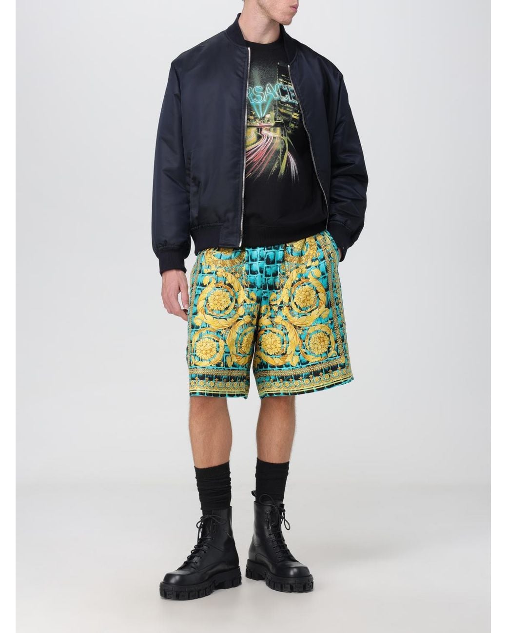 Versace Blue Jacket for men
