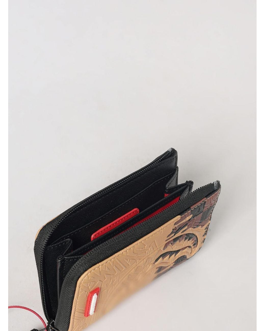 Sprayground Pink Zip Wallet for men