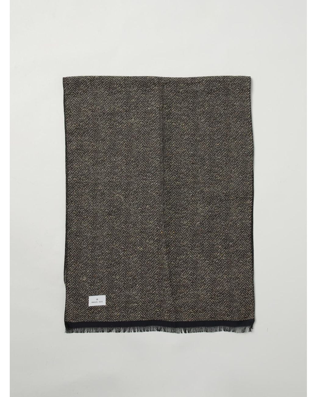 Manuel Ritz Gray Scarf for men