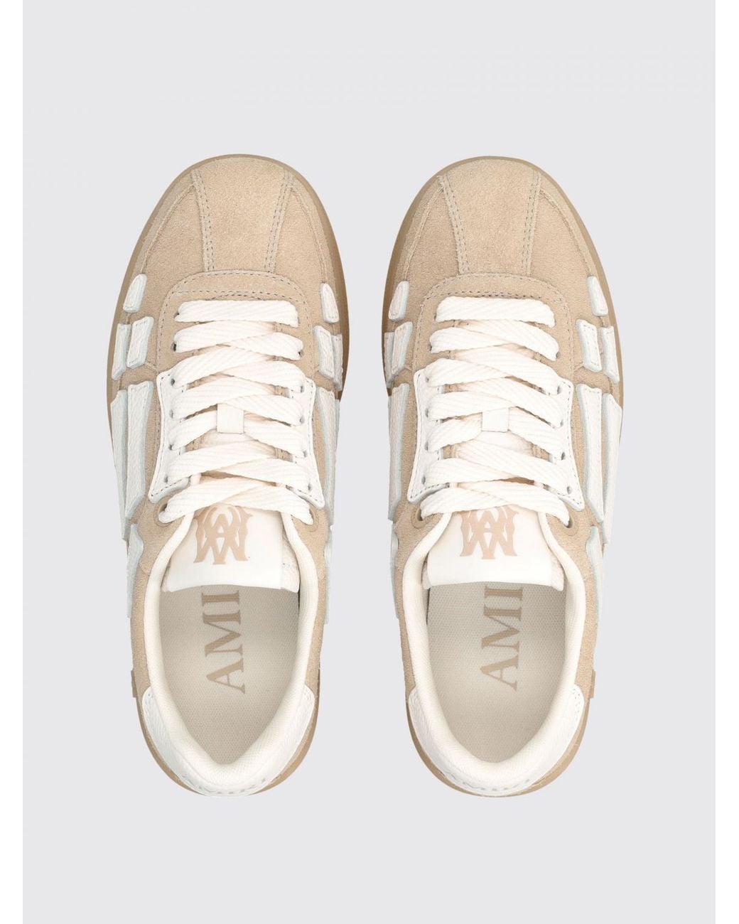 Amiri White Pacific Bones Sneakers