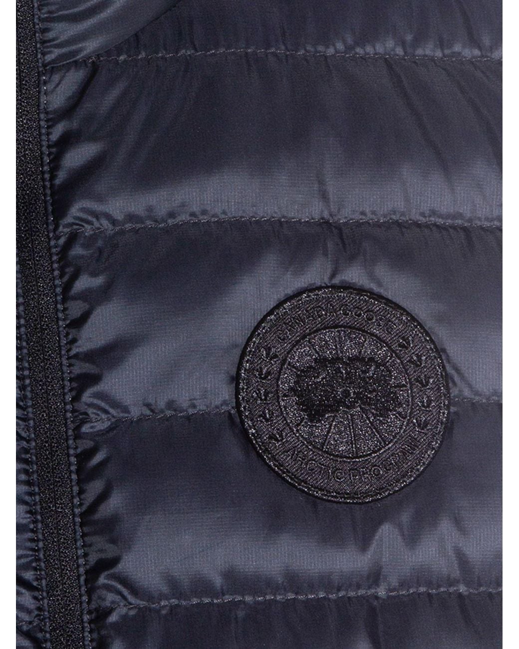 Canada Goose Blue Stratus Quilted Water-Repellent High-Neck Vest for men