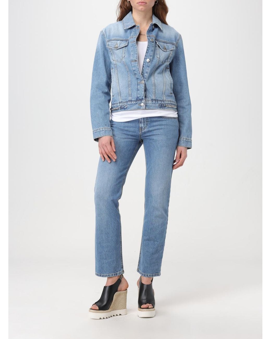 Stella McCartney Blue Straight Fit Jeans