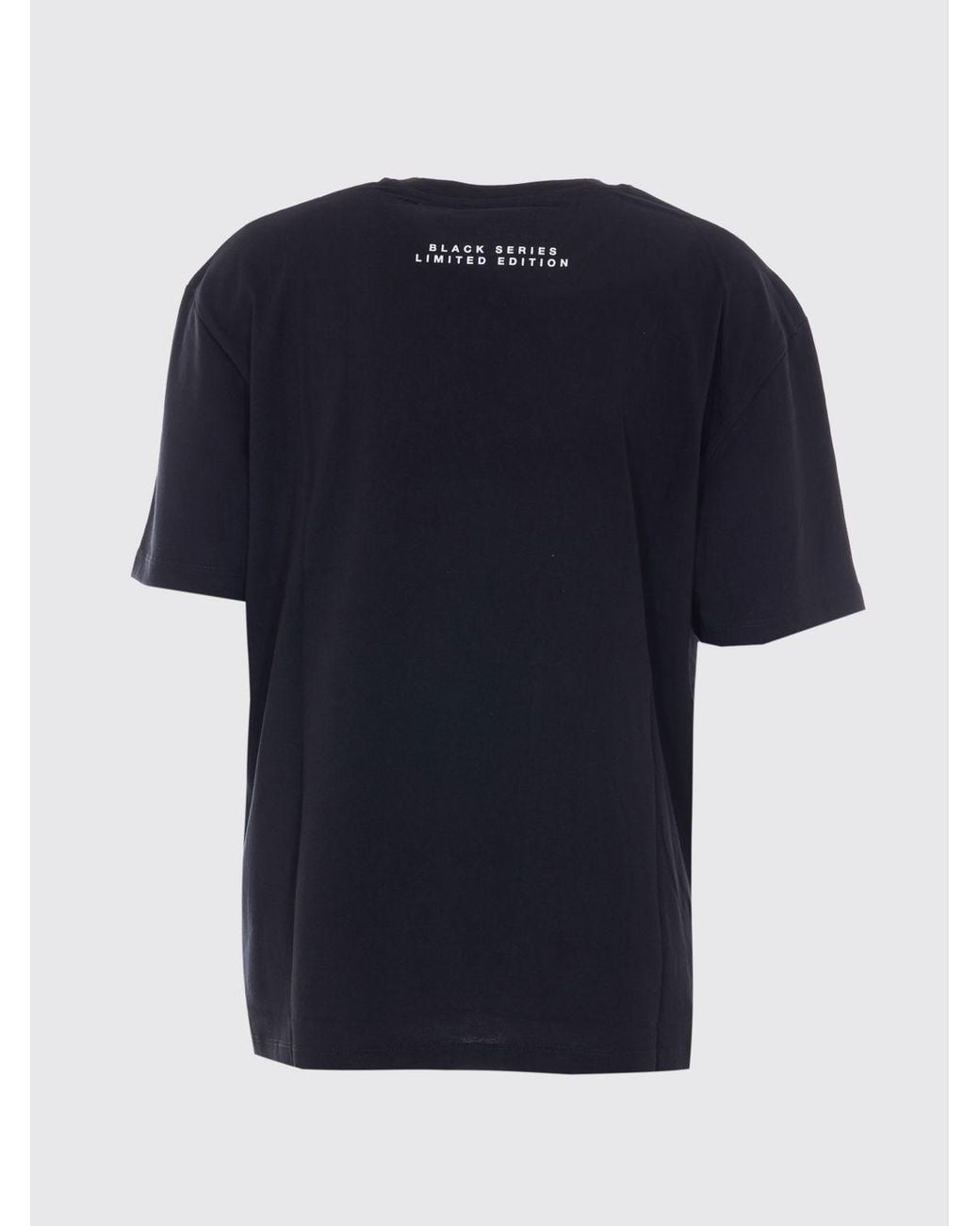 Ih Nom Uh Nit Black Cotton T-Shirt With Graphic Print for men