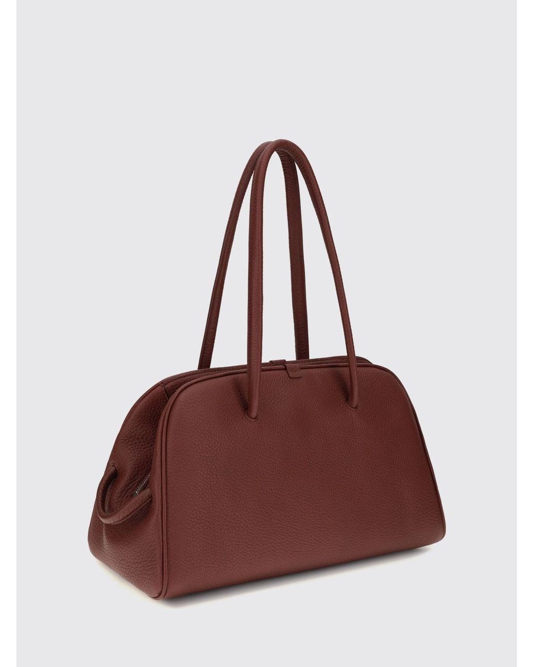 Jacquemus Brown Le Turismo Grained Leather Shoulder Bag With Embossed Logo for men