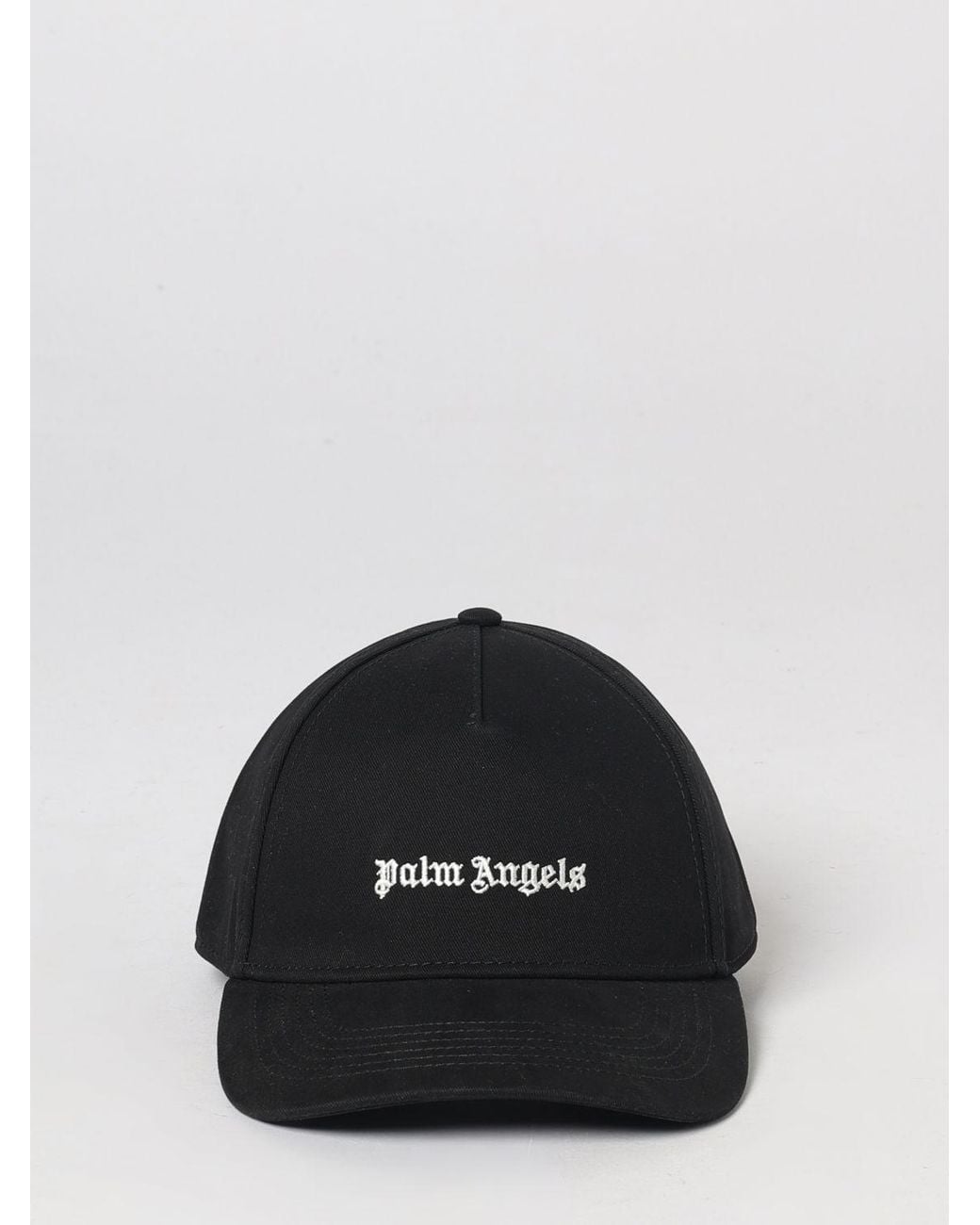Palm Angels Black Hat for men