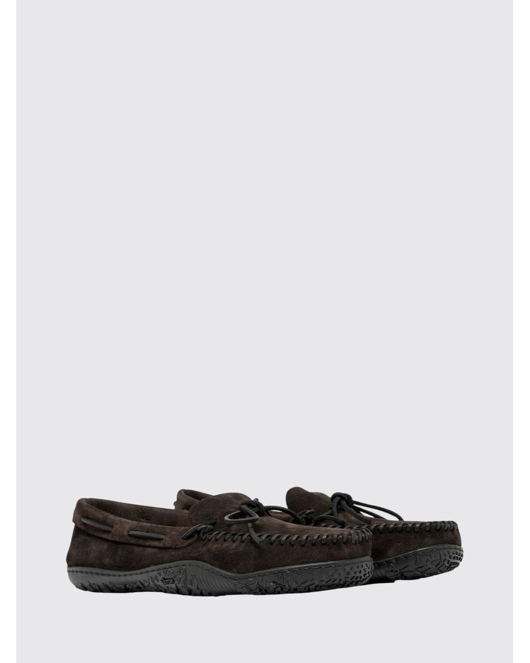Buttero White Suede Boat Shoes With Vibram Rubber Sole
