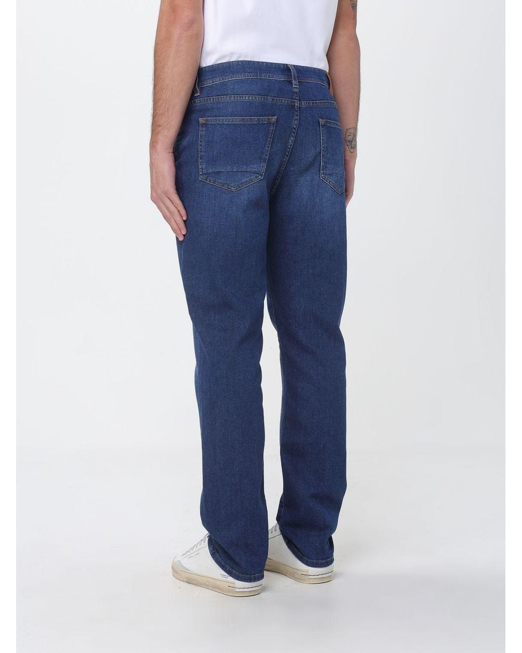 Brooksfield Blue Stretch Regular Fit Jeans for men