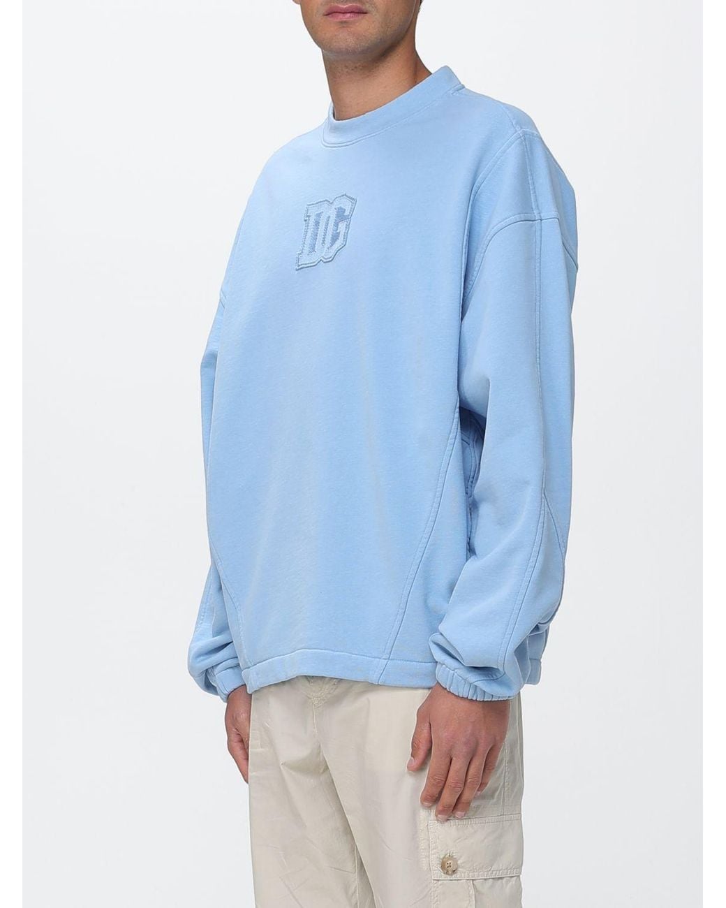 Dolce & Gabbana Blue Sweatshirt for men