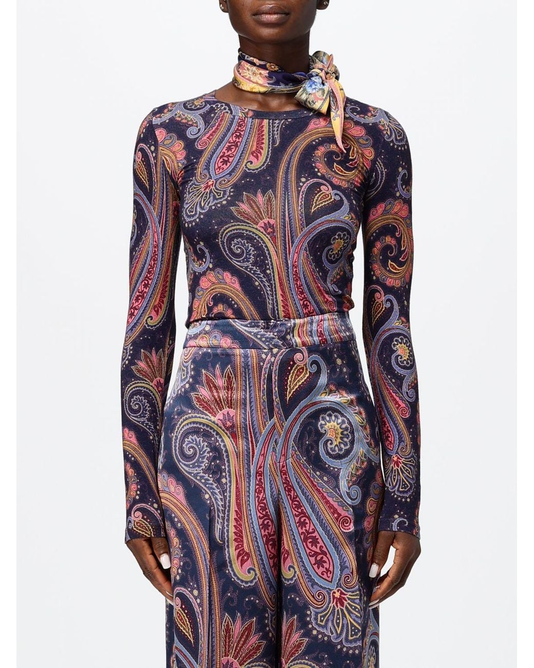 Etro Blue Scarf