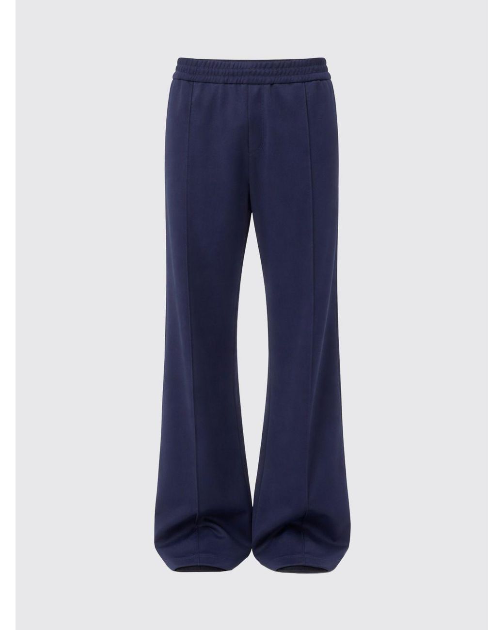 Valentino Blue Cotton Blend Jogging Pants for men