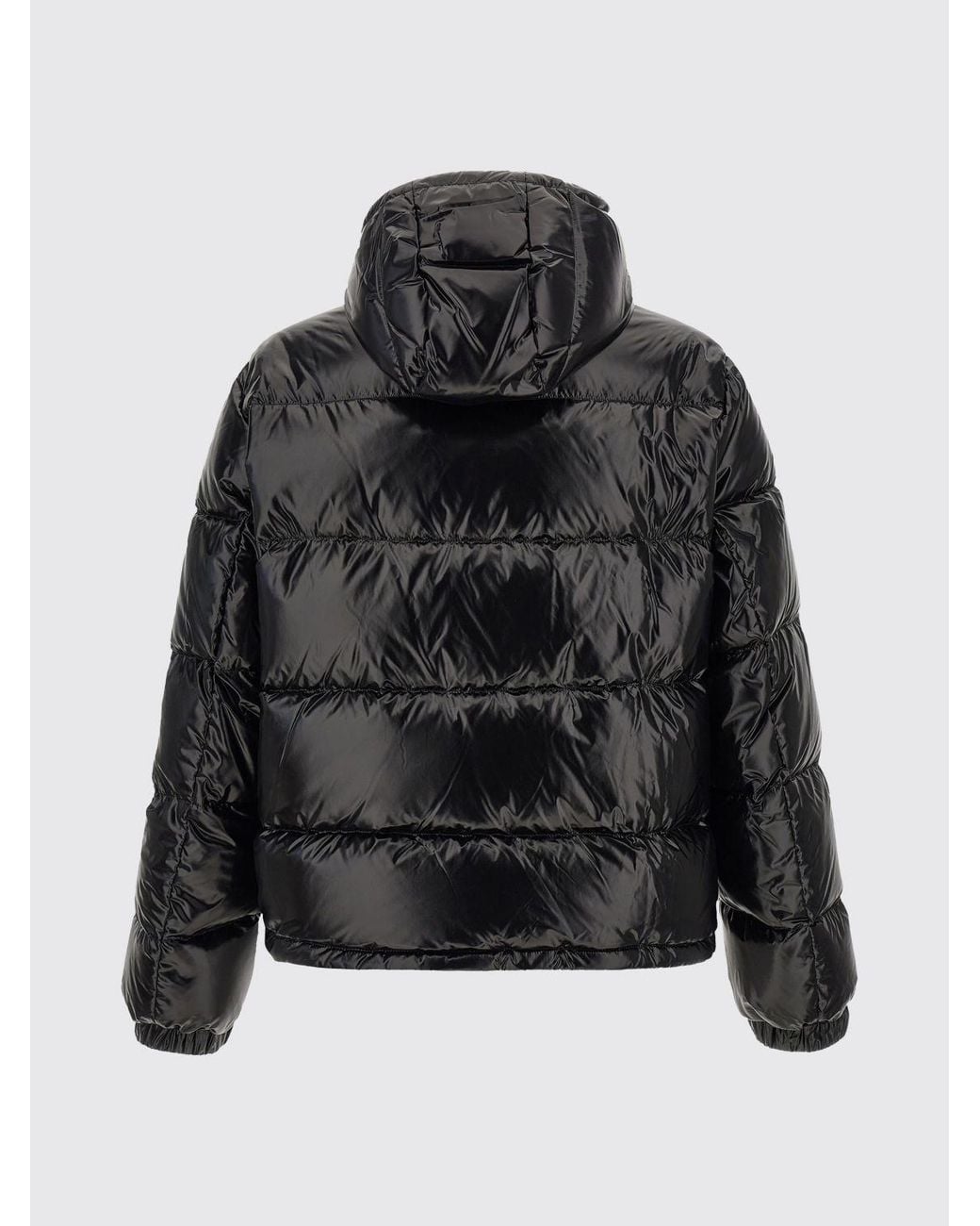 Versace Blue Water-Repellent Nylon Down Jacket With Hood And Medusa Logo for men