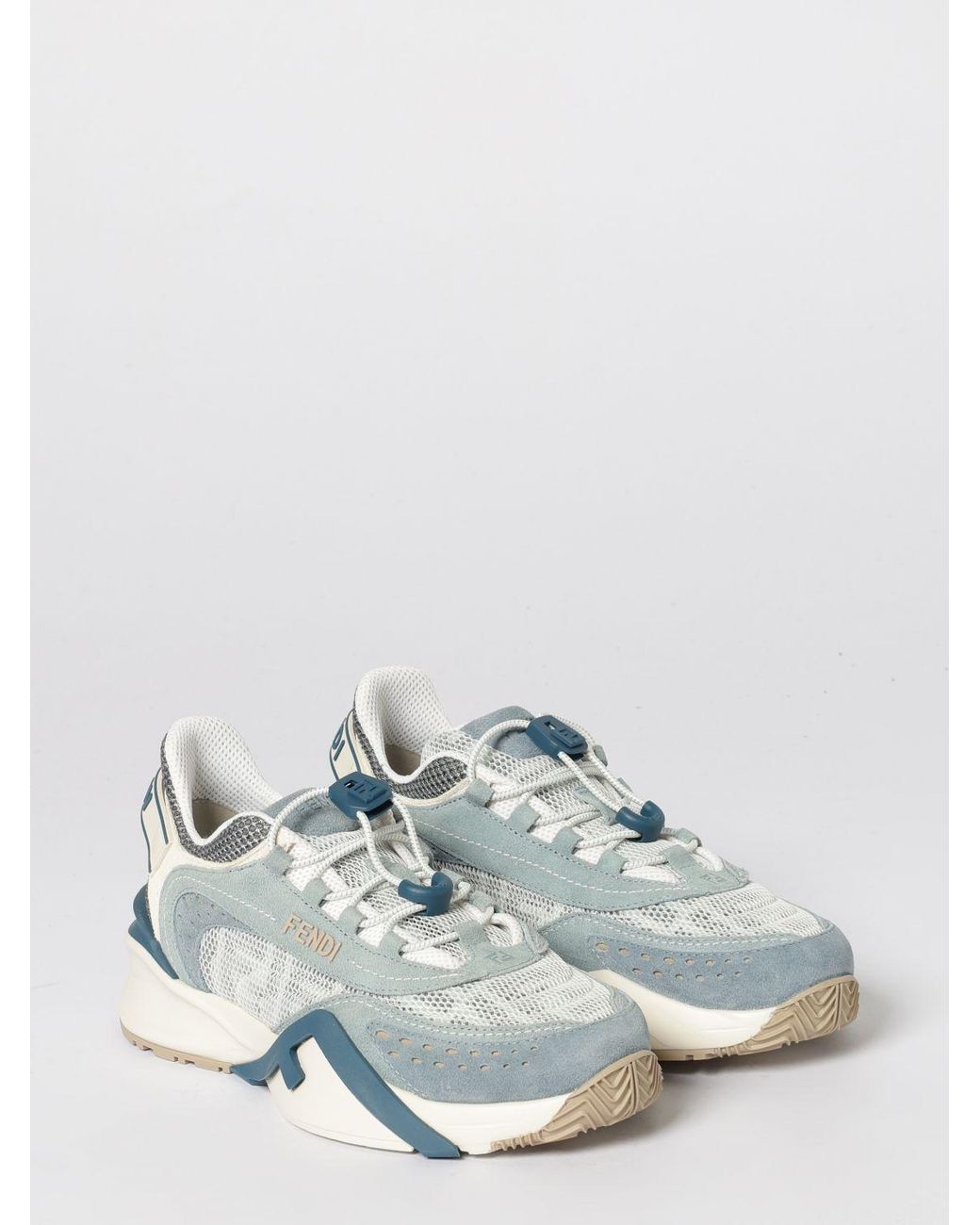 Sneakers Flow di Fendi in White