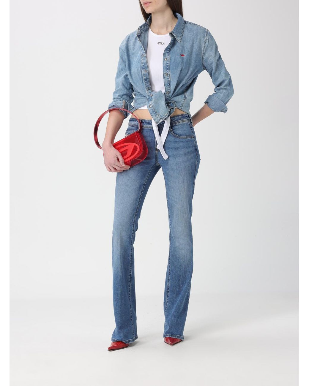 DIESEL Blue D-Ebbey Skinny Fit Jeans