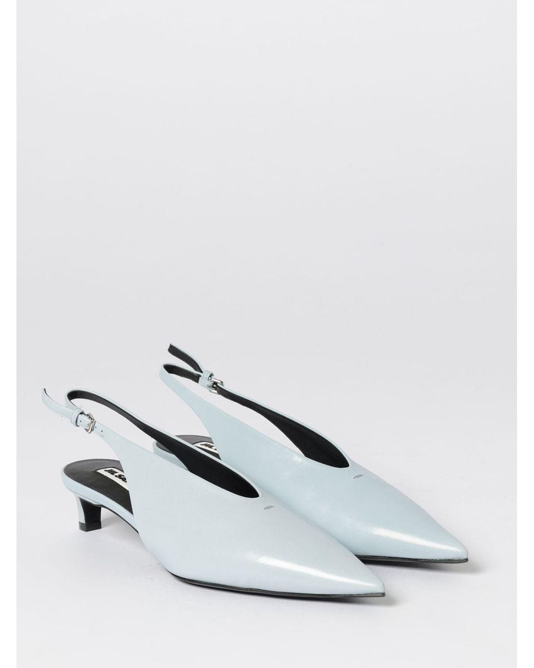 Jil Sander White High Heel Shoes