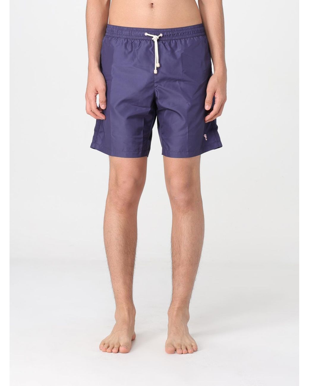 Kampos Blue Nylon Swim Shorts for men