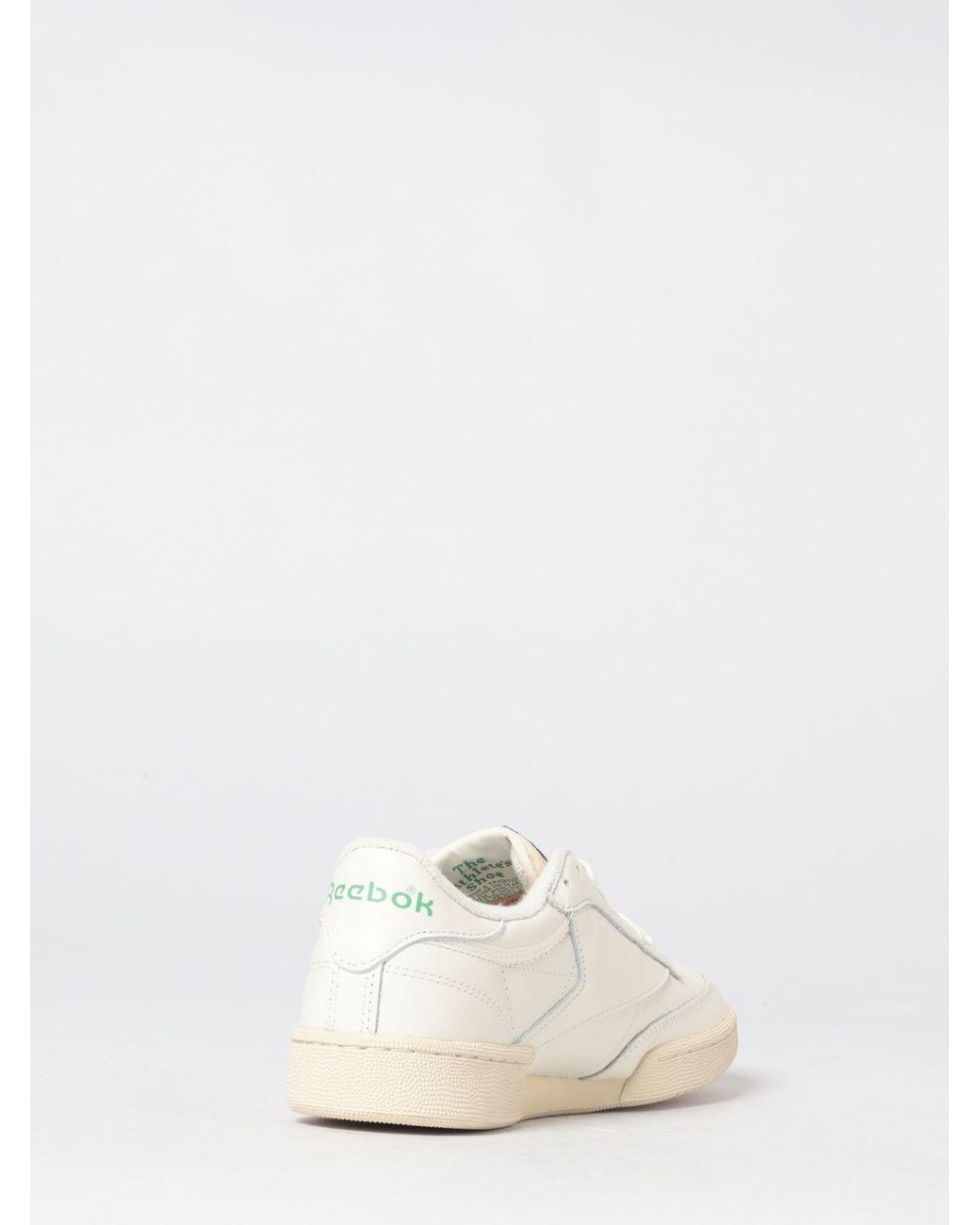 Reebok White Club C 85 Vintage Low Top Sneakers for men