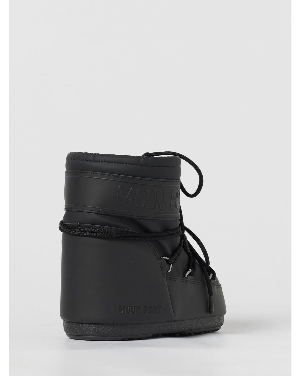 Moon Boot Black Flat Ankle Boots