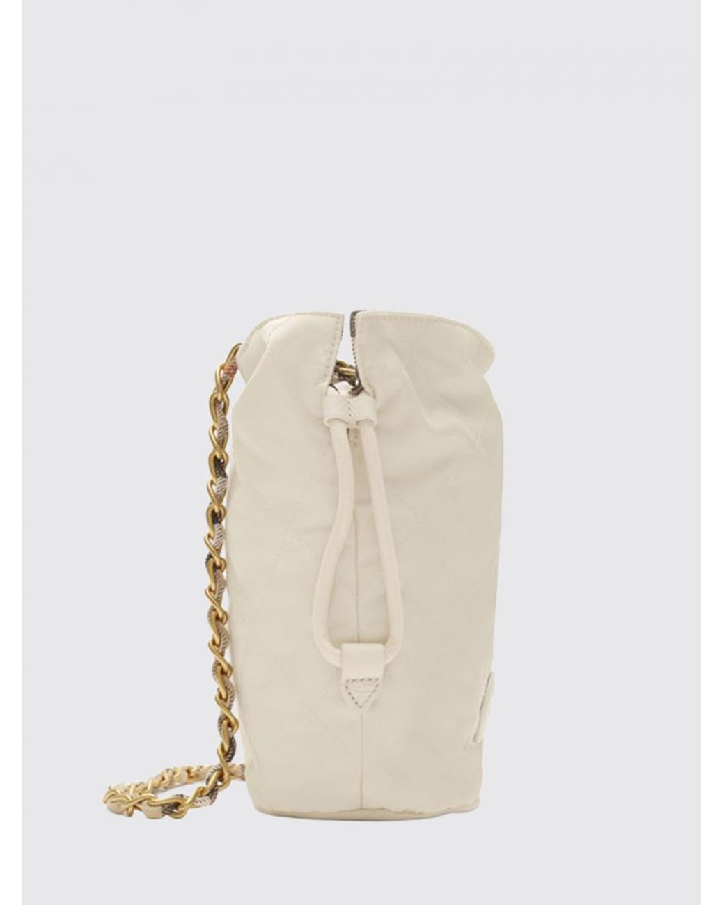 Burberry Natural Quilted Nylon Bag