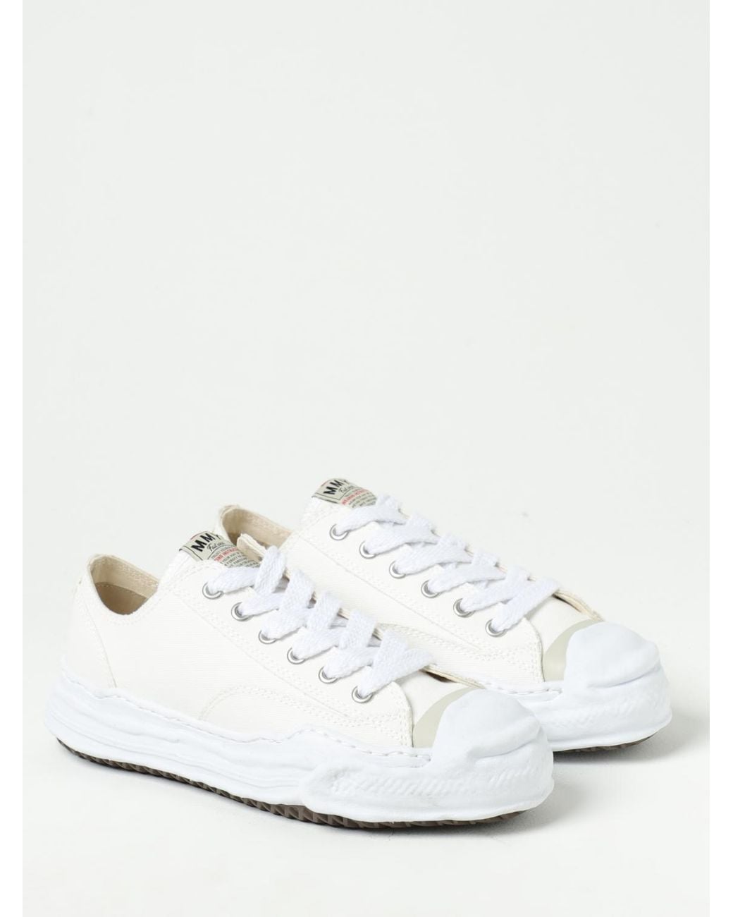 Maison Mihara Yasuhiro White Hank Canvas Sneakers for men