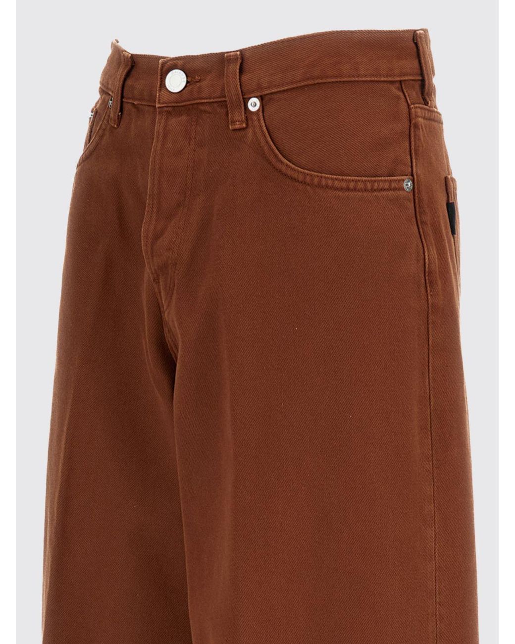 Haikure Brown Bethany Mid-Rise Wide-Leg Jeans
