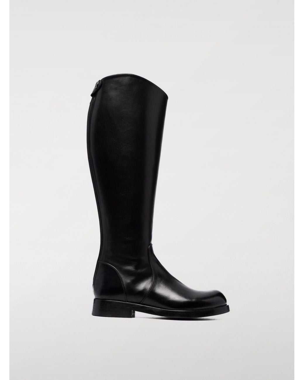 Alberto Fasciani Black Flat Ankle Boots