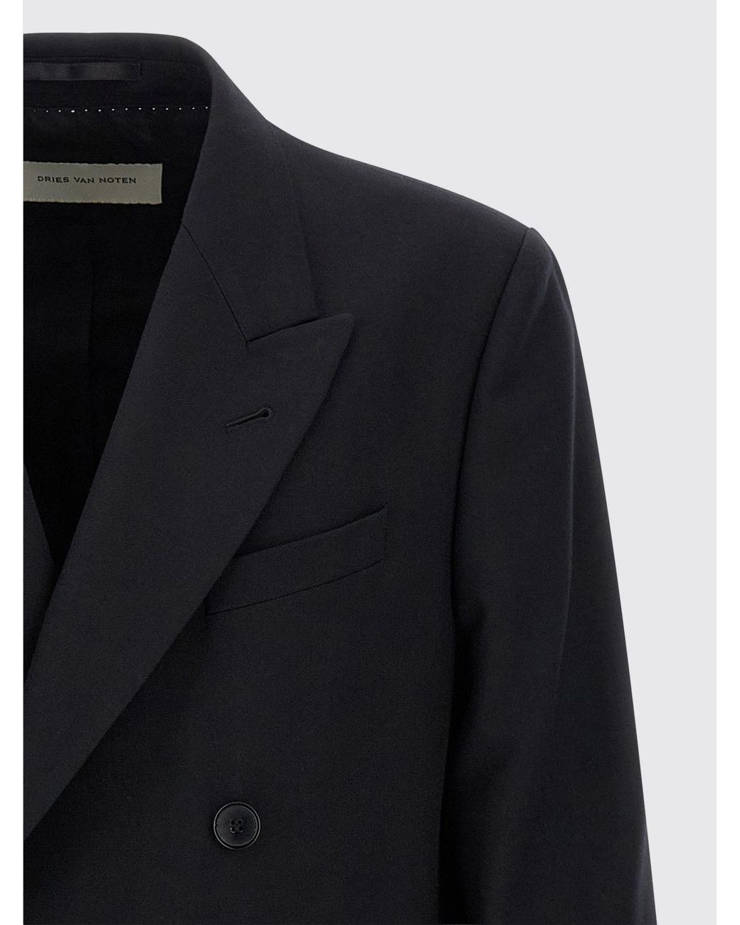 Dries Van Noten Black Jacket for men