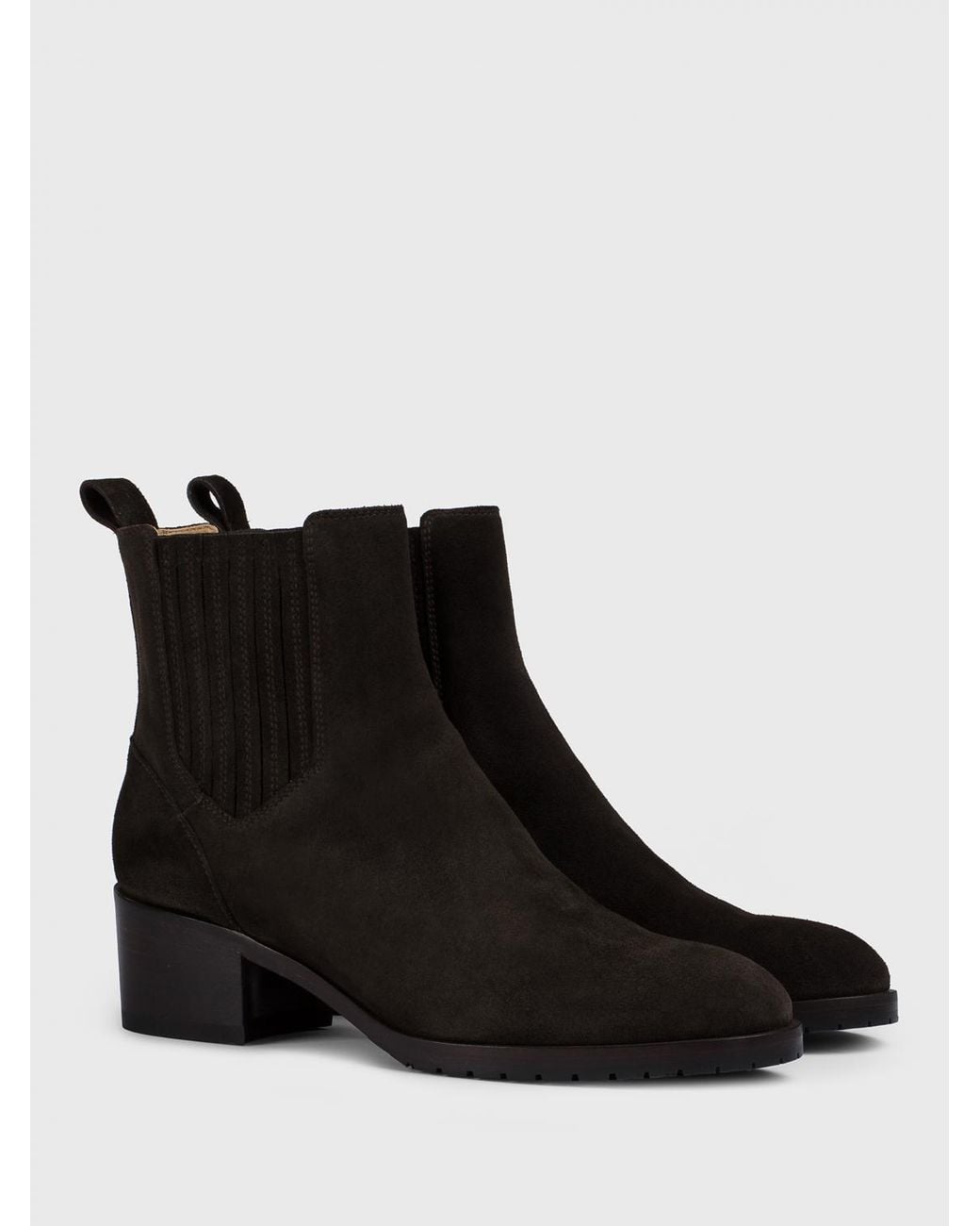 Doucal's Black Suede Ankle Boots
