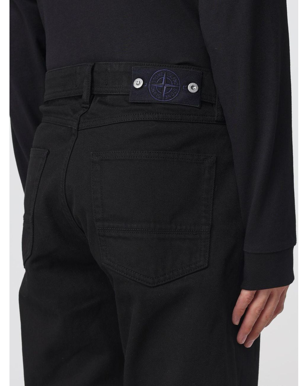 Stone Island Black Jeans for men