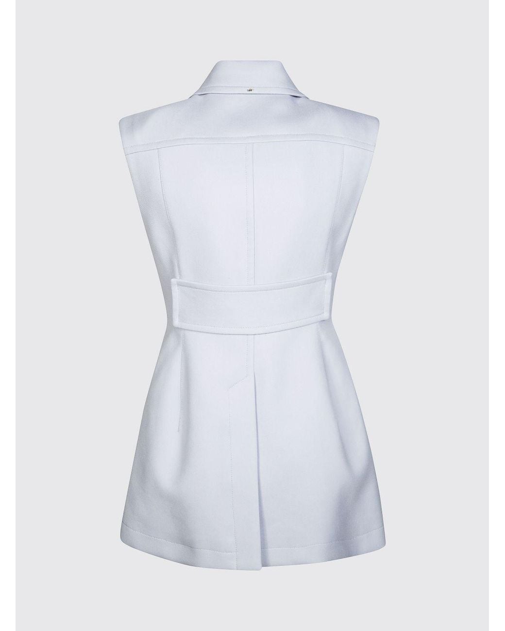 Sportmax White Cotton Blend Vest