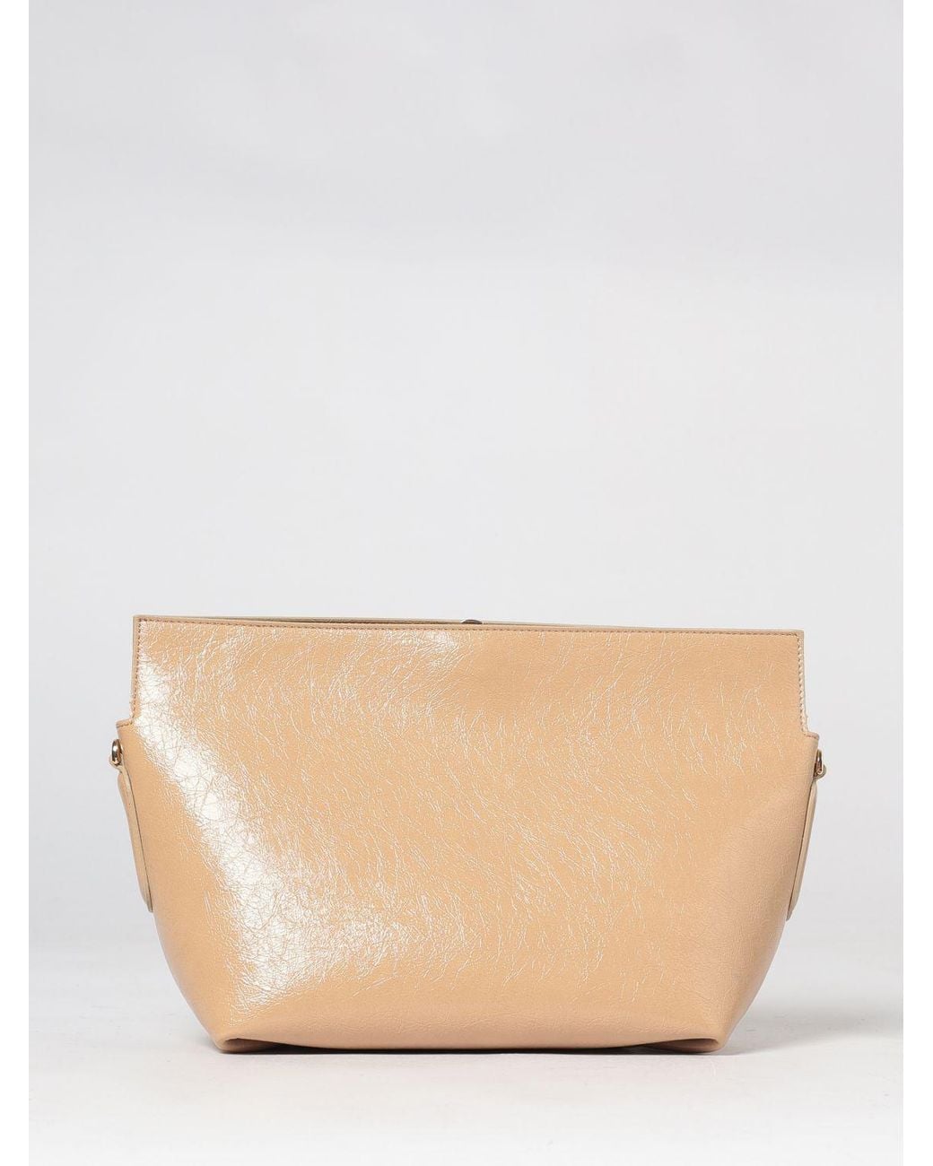 THEMOIRÈ Natural ThemoirÈ Zoe Vegan Leather Clutch With Removable Strap And Pouch