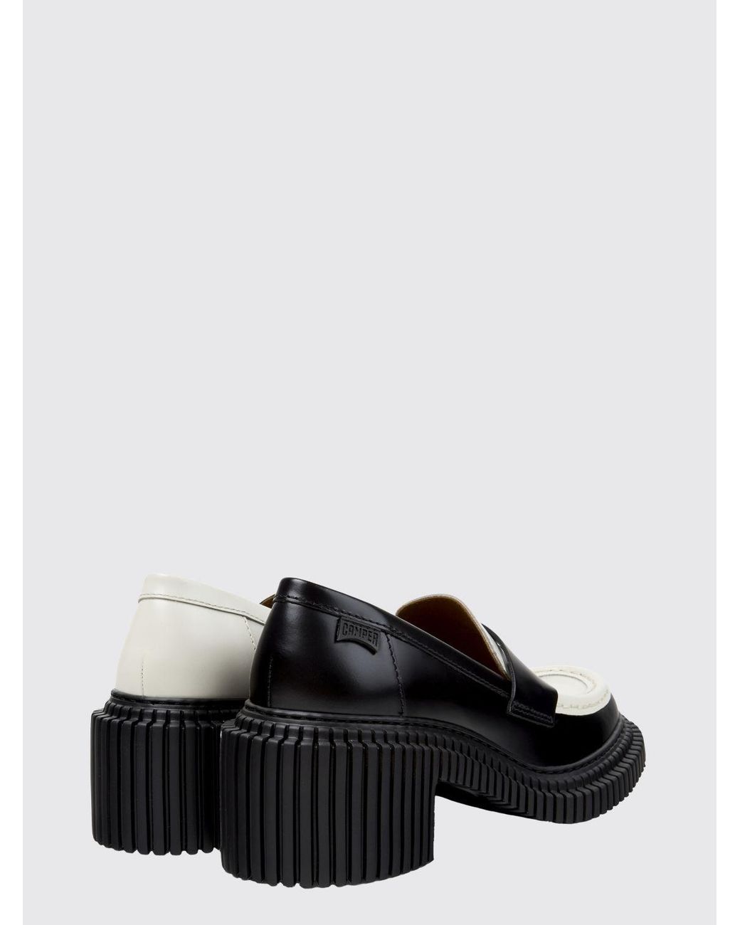 Camper Black Twins Loafers