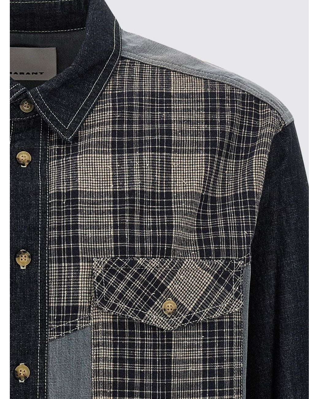 Isabel Marant Blue Shirt for men