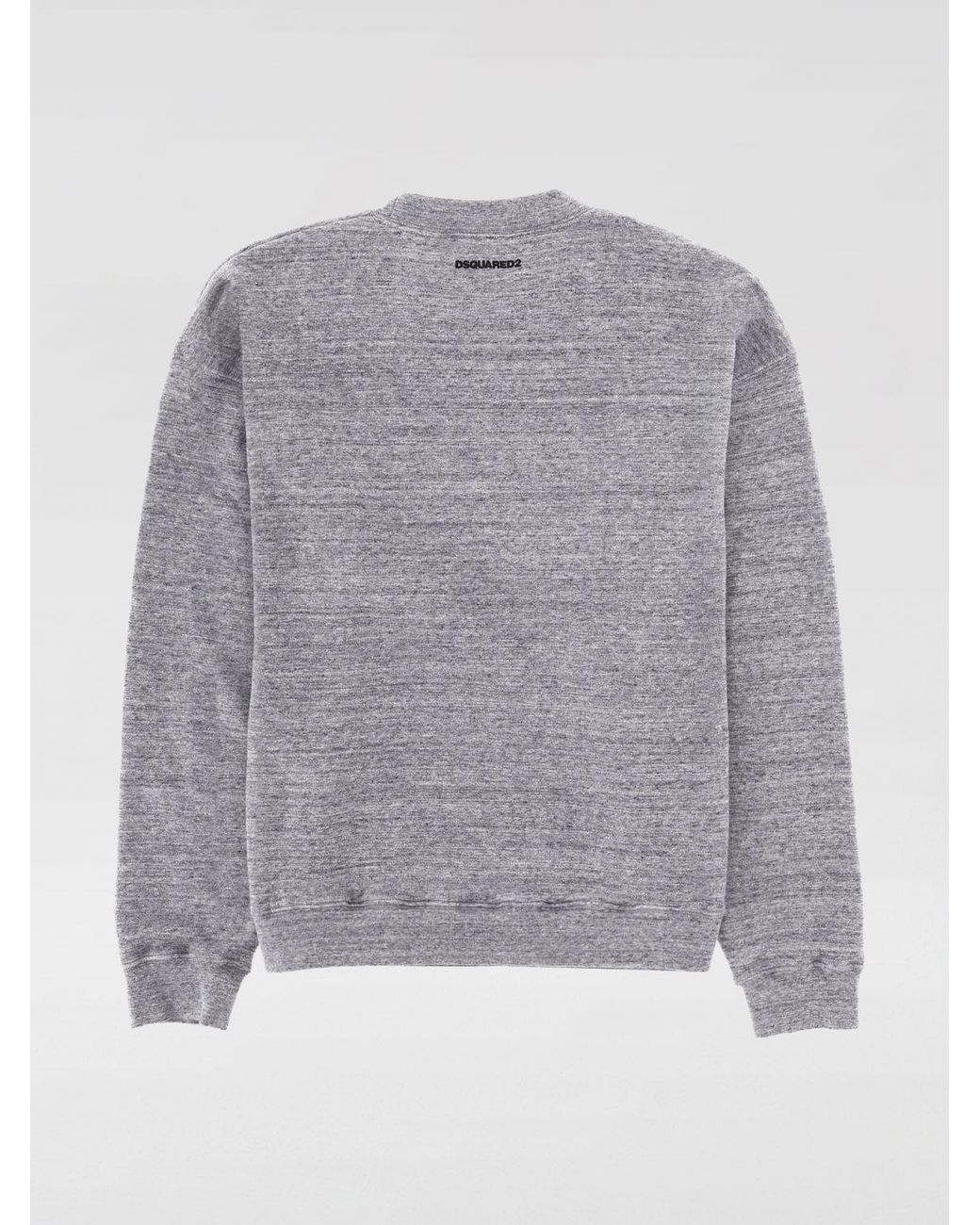 Sudadera De Algodón Con Cuello Redondo Iconigue DSquared² de hombre de color Gray