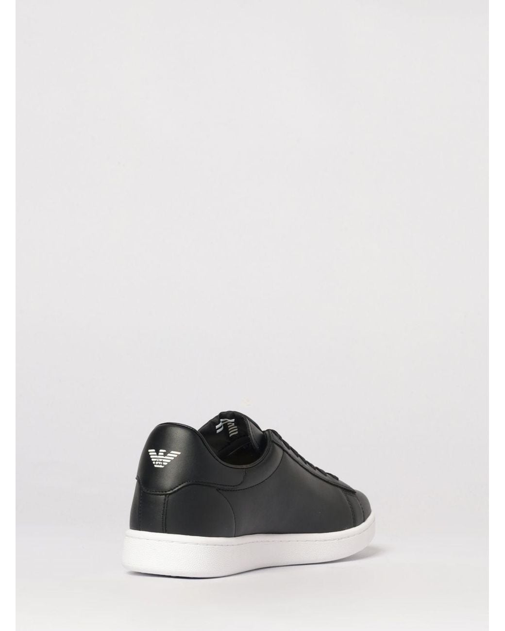 Baskets En Cuir EA7 pour homme en coloris Black