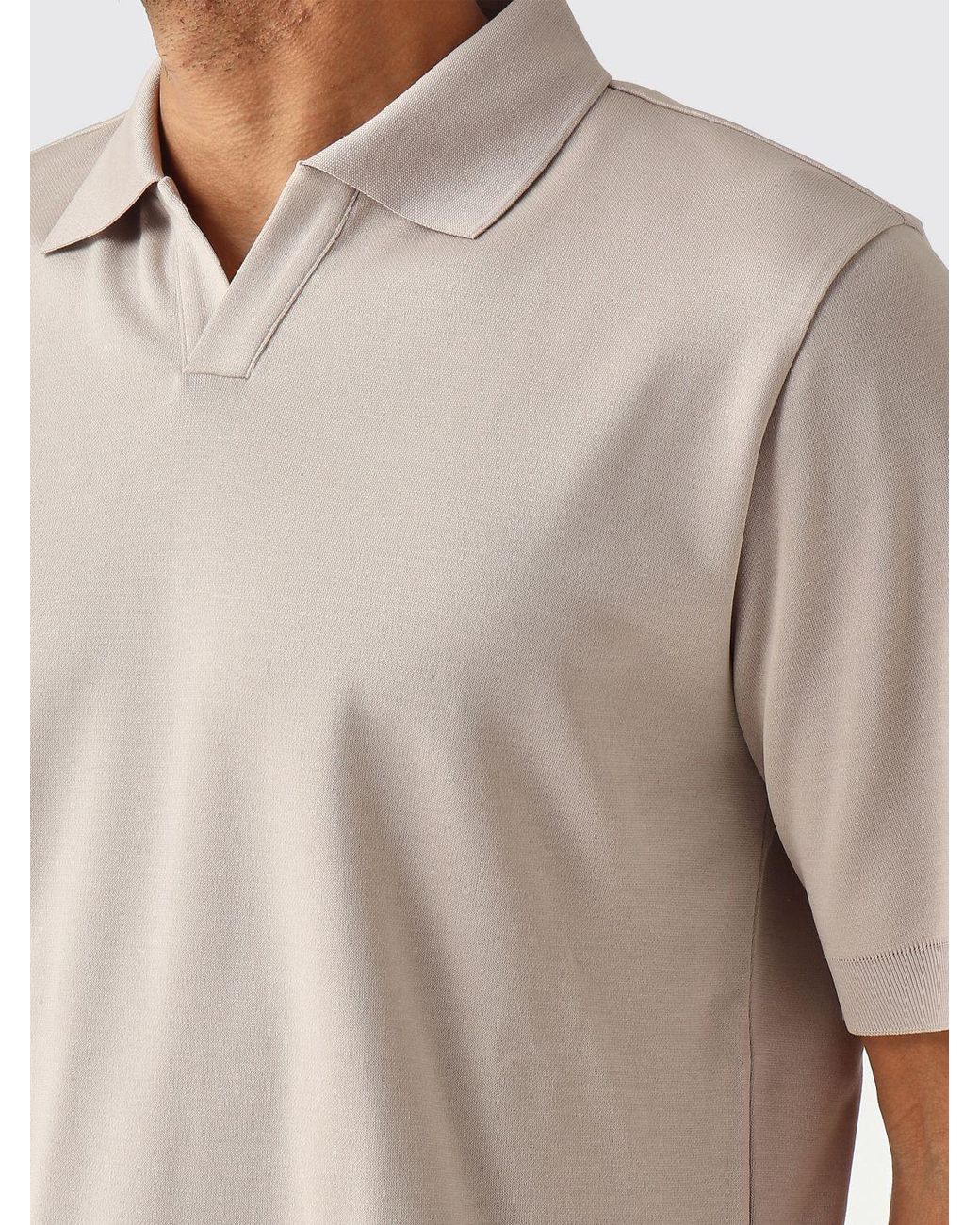 Herno Blue Short-Sleeved Polo Shirt for men