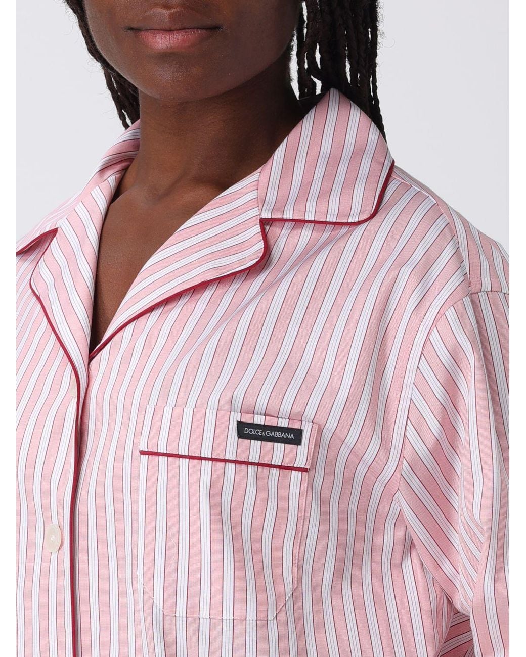 Dolce & Gabbana Pink Dolce &Amp Gabbana Cotton Shirt