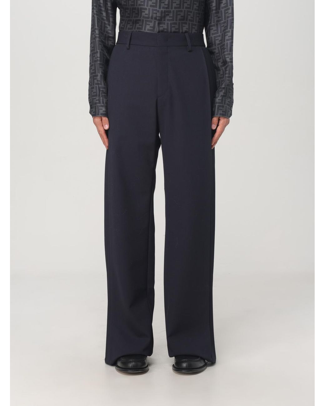 Fendi Blue Trousers for men