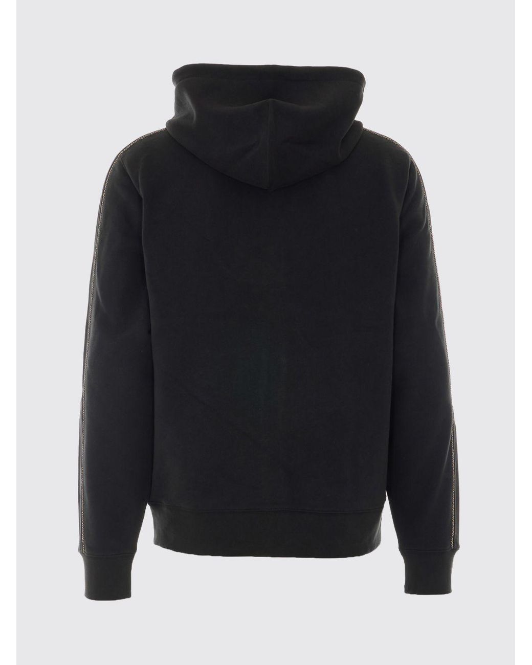 Burberry Blue Relaxed Fit Cotton Zip-Up Hoodie With Ekd Logo for men